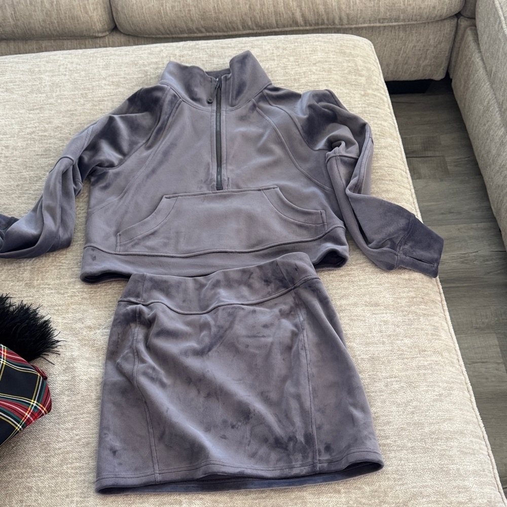 lululemon athletica Gray Mini Skirt
